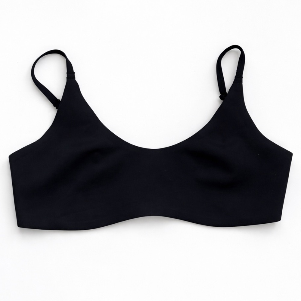 Free People Black Minimal Scoop Bralette